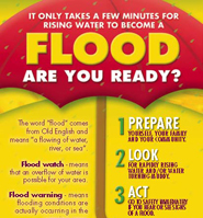 cdema flood preparedness disaster awareness materials natural disaster flyers